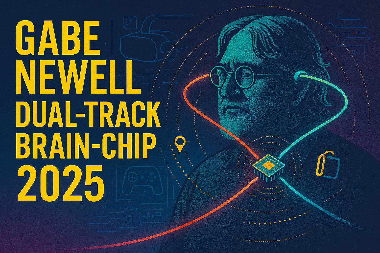 Gabe Newell's dual-track brain chip ambitions target 2025