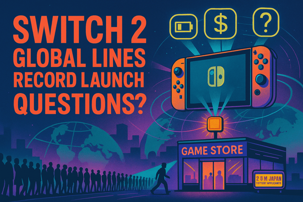 Nintendo Switch 2 rompe récords con un lanzamiento global masivo, pero aún quedan preguntas