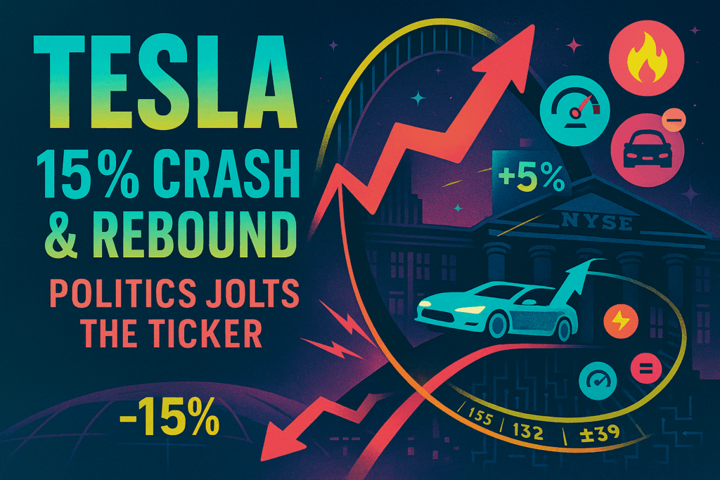 Explicación del dramático accidente y recuperación del Tesla 15%