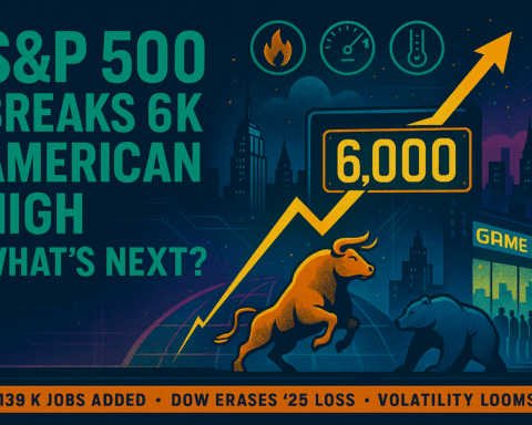 El S&P 500 supera los 6.000 puntos: un hito histórico en los mercados estadounidenses