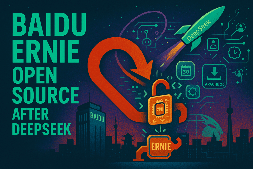 El giro de código abierto de Baidu con Ernie AI tras el avance de DeepSeek