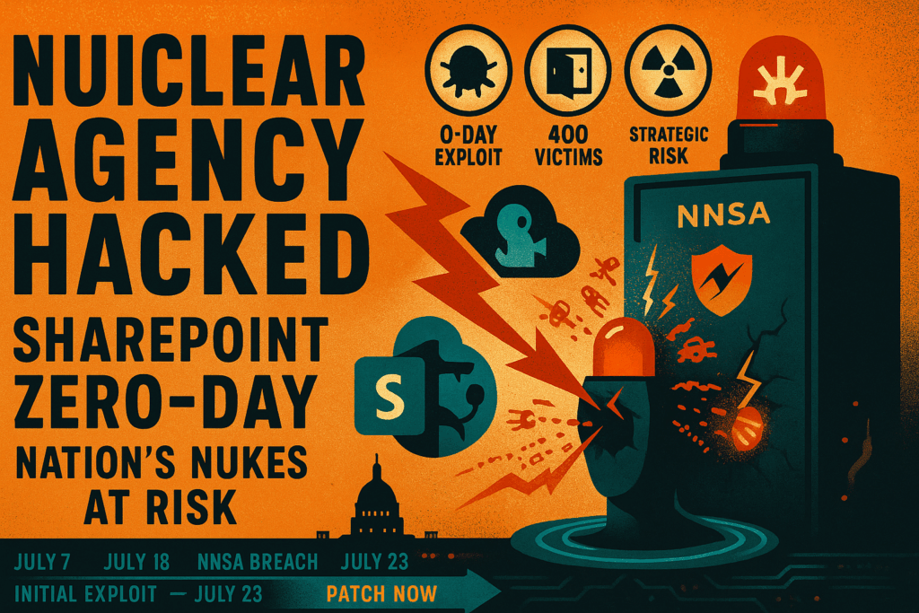 When Chinese Hackers Pwned America's Nuclear Agency Through a SharePoint Bug